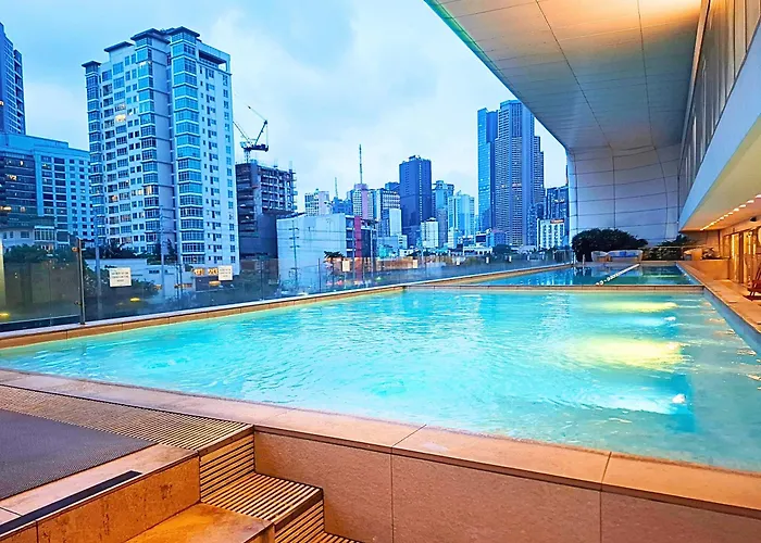 公寓式飯店 Rockwell View 1 Bedroom Near Makati With Free Pool 马尼拉